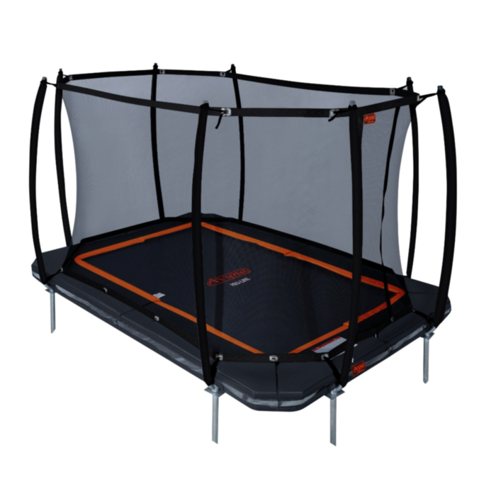 kloon atomair Middelen Avyna Pro-Line InGround trampoline met veiligheidsnet 234 340x240 - Zwart