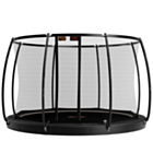 Avyna Trampoline FlatLevel Ø430 incl. safety net | Black