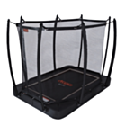 Avyna Trampoline FlatLevel 275x190 (213) incl. net | Black