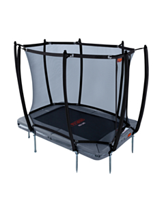 Avyna Pro-Line InGround trampoline met veiligheidsnet 203 215x155 – Grijs