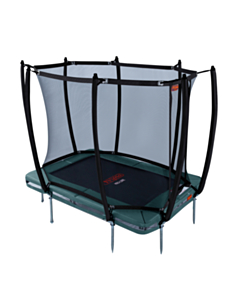 Avyna Pro-Line 215x155 InGround trampoline met net - Groen
