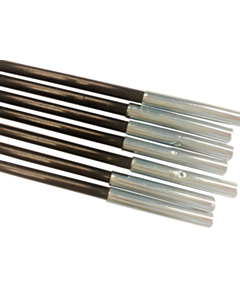 Glasfiber stokken los tbv Ø 430 cm (14) Bended Poles