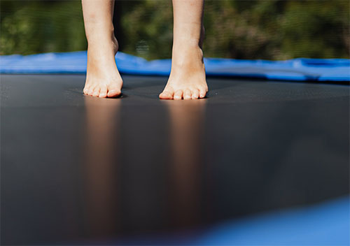 Ronde of rechthoekige trampoline