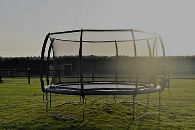 Trampoline schoonmaken