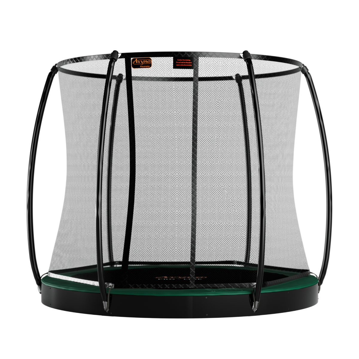 Avyna FlatLevel Trampoline met net Ø305 cm | Groen